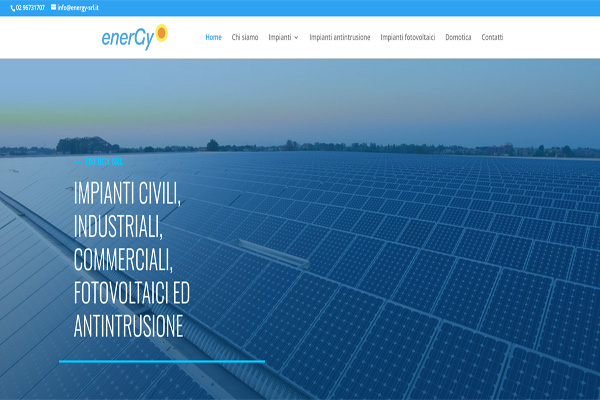 È online il nuovo sito di Energy Srl